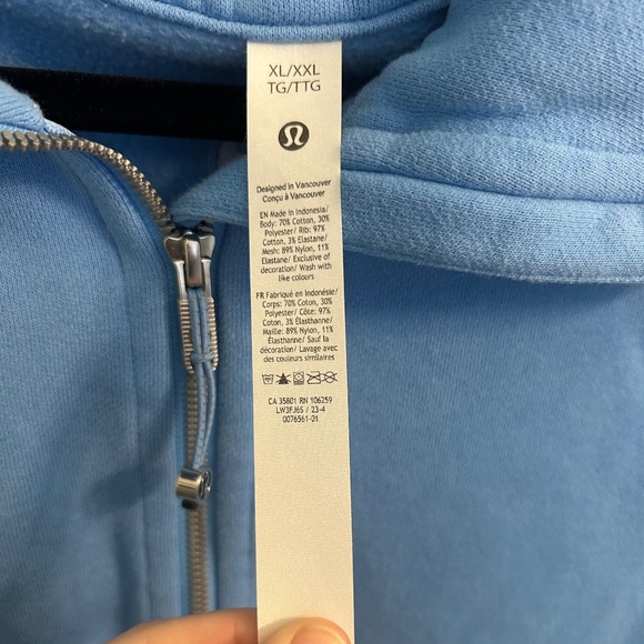 Lululemon Oversized Half Zip Funnel Neck Scuba - Picture 3 of 5